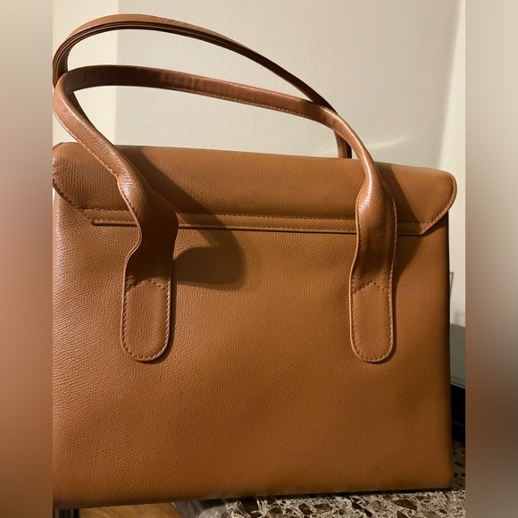 MCM Vintage Gold Hardware Leather Tote Bag - Picture 3 of 11